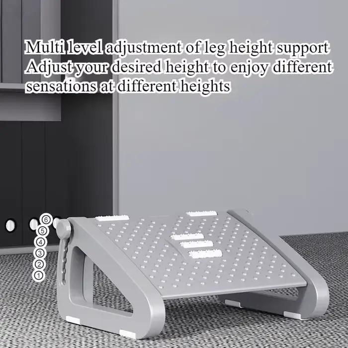 Repose-pieds réglable pour bureau, pédale de repose-pieds sous la table, support de jambe pour enfants, anti-éclatement, accessoire de repose-jambe Erlang