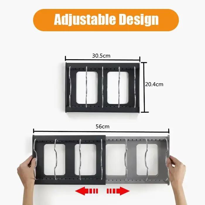 Rangement extensible en acier inoxydable T1