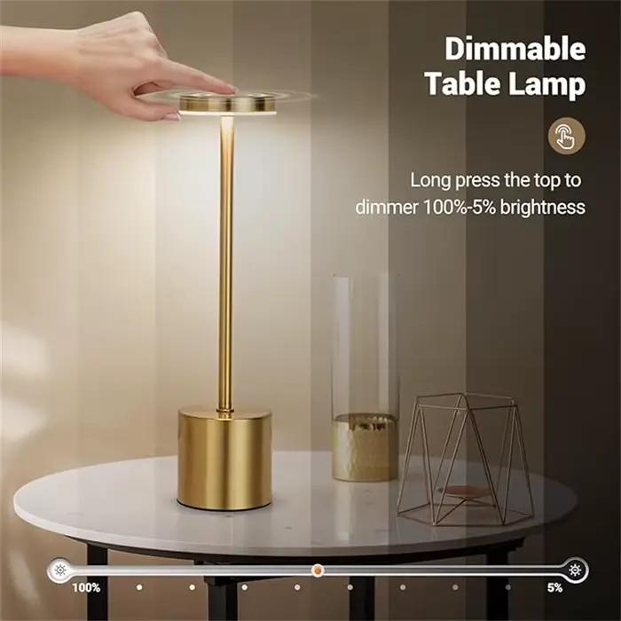 Lampe de table LED avec capteur tactile