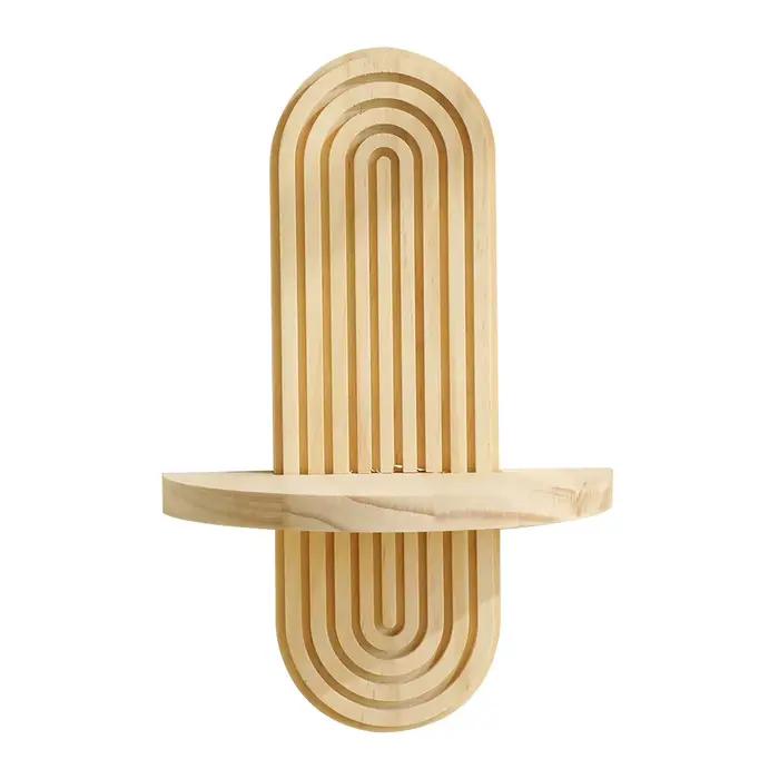 Étagère murale en bois à 1 ou 2 niveaux