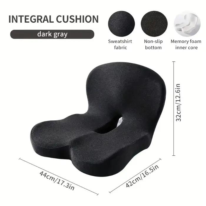 Coussin de siège ergonomique avec dossier