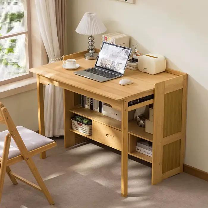 Combinaison de bibliothèque et de bureau d'écriture pour élèves du primaire et du secondaire, bureau à domicile, bureau d'ordinateur, table d'étude