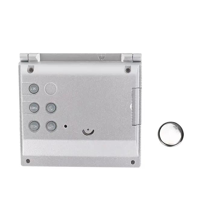 Horloge de bureau Portable multifonction pliable LCD réveil numérique décor à la maison heure Date température minuterie horloges électroniques