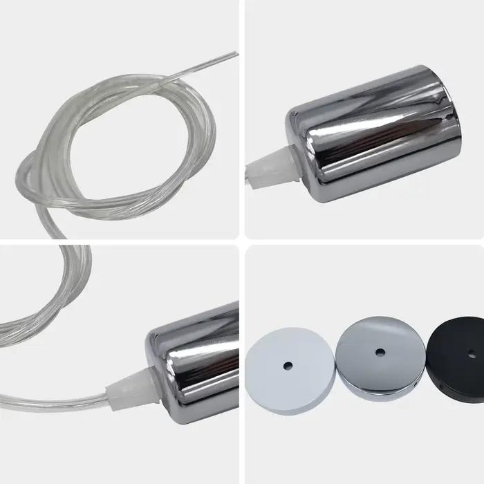 Support de lampe avec ligne de lustre