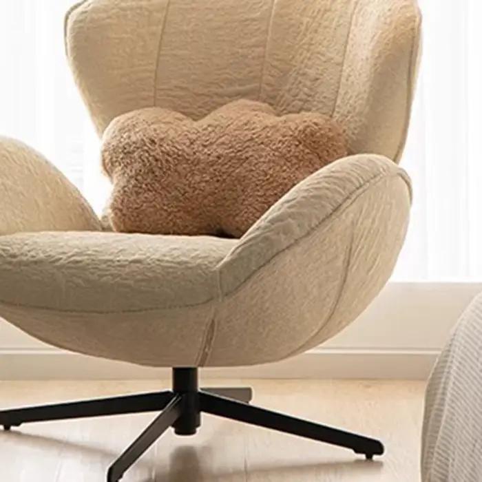 Chaise ergonomique de luxe moderne appui-tête Design minimaliste Salon lecture confortable Fauteuil