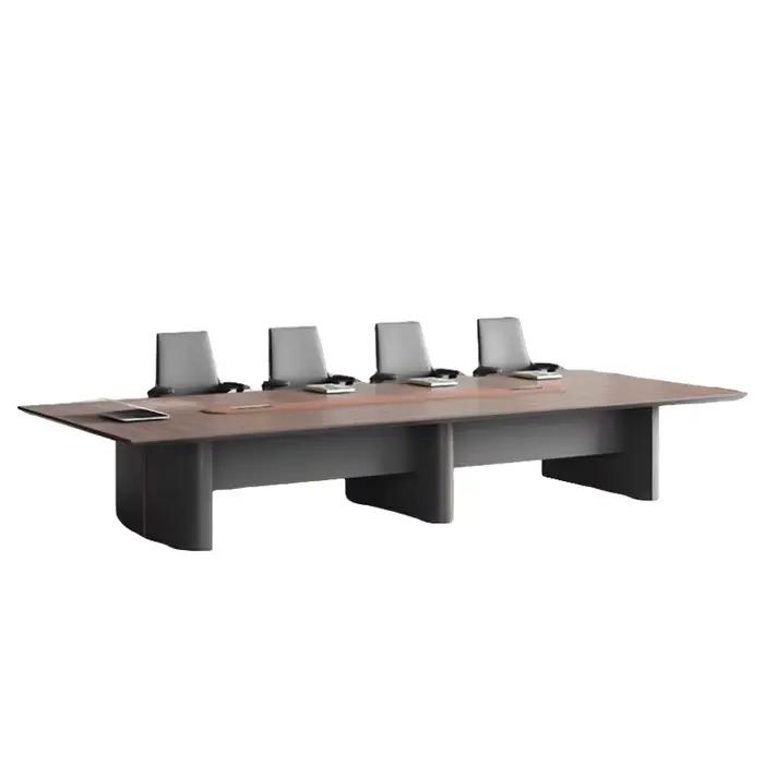 Mobilier de bureau simple table de conférence moderne longue salle