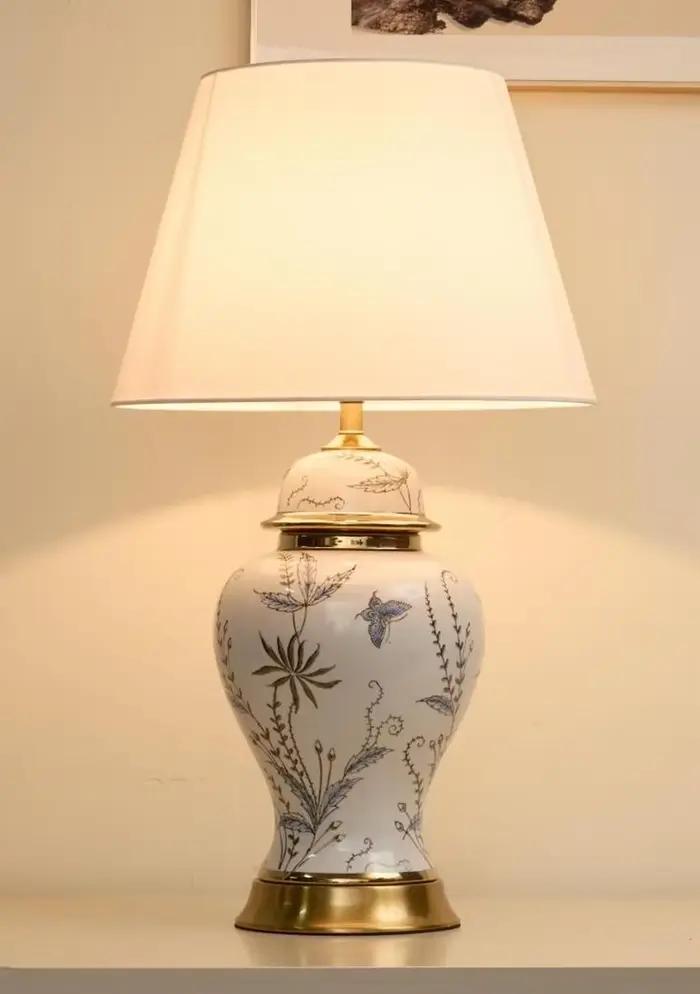 Lampe de table en céramique nordique