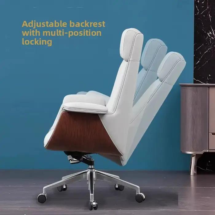 Confortable bureau d'affaires patron ordinateur chaise levage peau de vache rouleau Simple moderne femmes maison classe