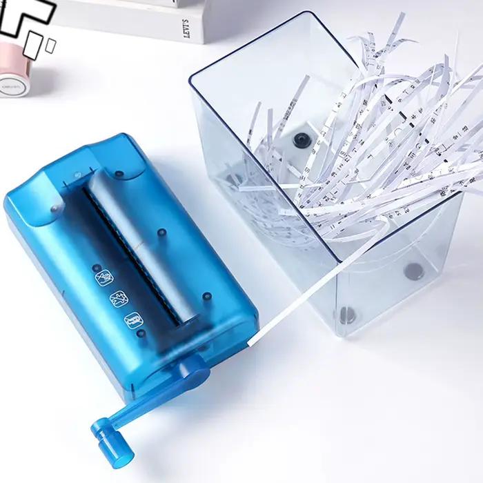 Mini déchiqueteuse manuelle portable pour bureau à domicile