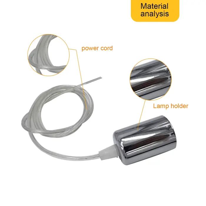 Support de lampe avec ligne de lustre
