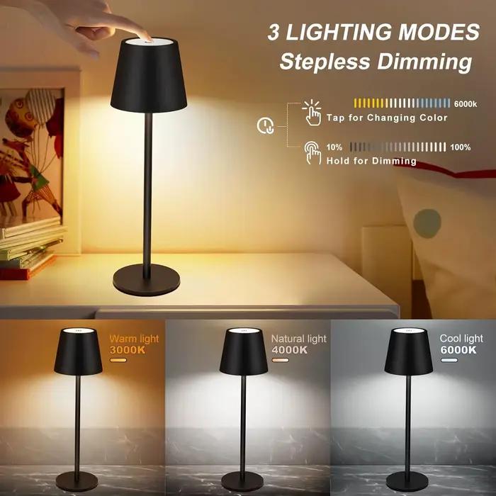 Lampe de bureau LED avec interrupteur tactile