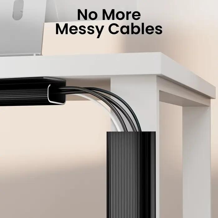 1pc Gestion de câbles sous le bureau en PVC