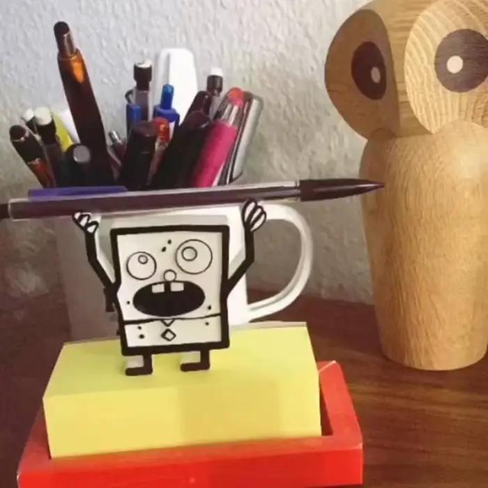 Porte-crayons imprimé en 3D
