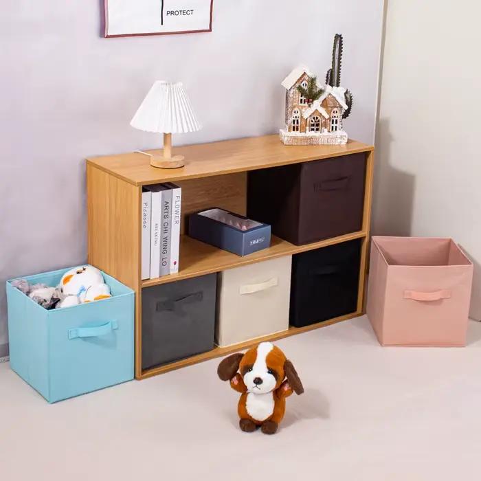 Cubes de rangement en tissu pliable