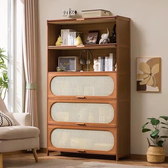 Armoire de rangement en bambou