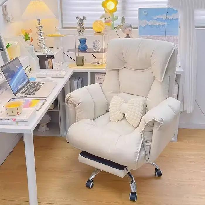 Chaise d'ordinateur assise longtemps sans câble, chaise de bureau, ascenseur de loisirs, chaises de jeu, bureau à domicile