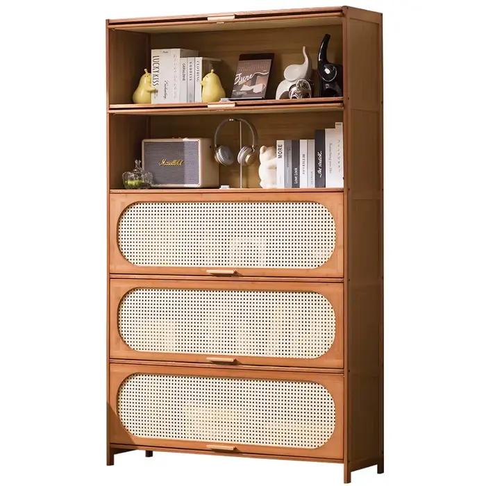Armoire de rangement en bambou