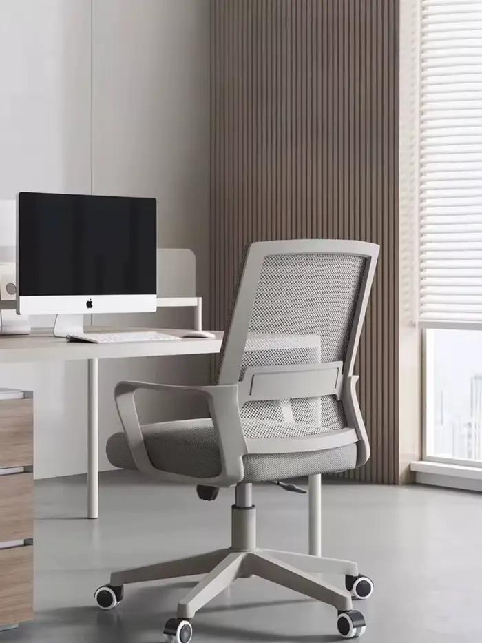 Chaise de bureau confortable et luxueuse pour la maison, chaise de bureau ergonomique à dossier haut pour les longues sessions de travail, mobilier de bureau