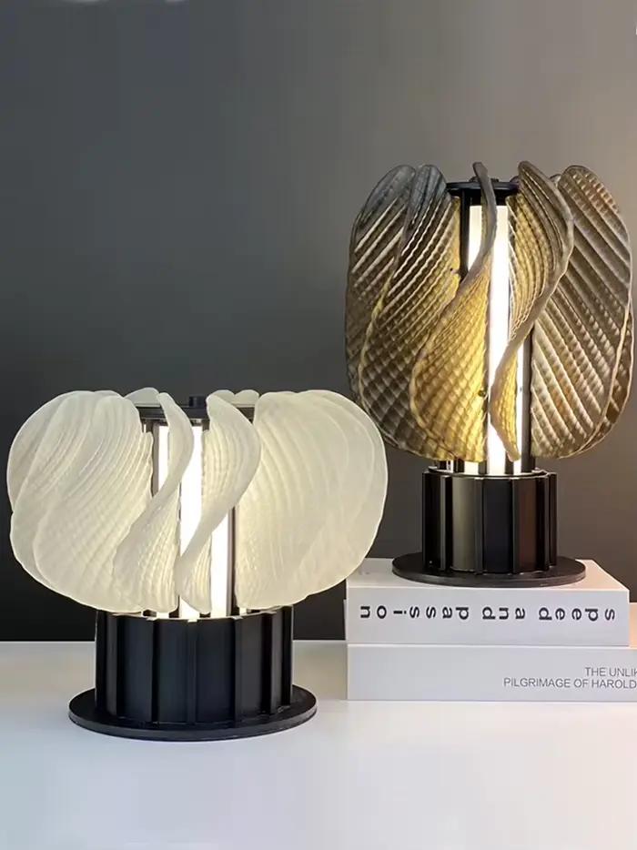 Lampe de table italienne minimaliste à LED