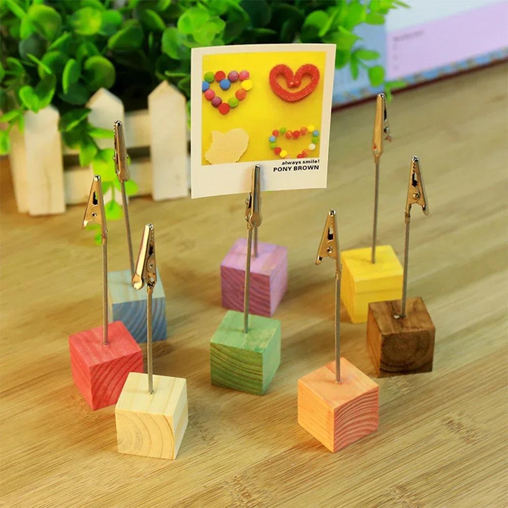 Porte-mémo pour bureau, support pour papier photo, support pour carte de message, clip d'affichage p