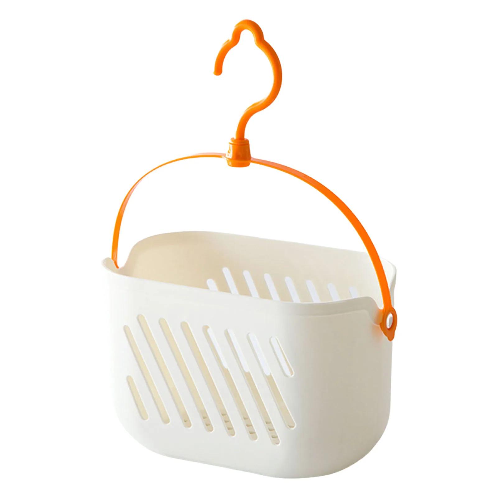 Panier de rangement suspendu en plastique, organisateur suspendu gain de place, paniers de salle de 