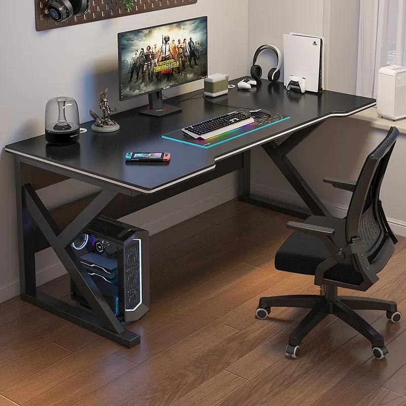 Bureau d'ordinateur, bureau à domicile, bureau d'étude pour étudiants, table de jeu simple pour e-sport, bureau de travail