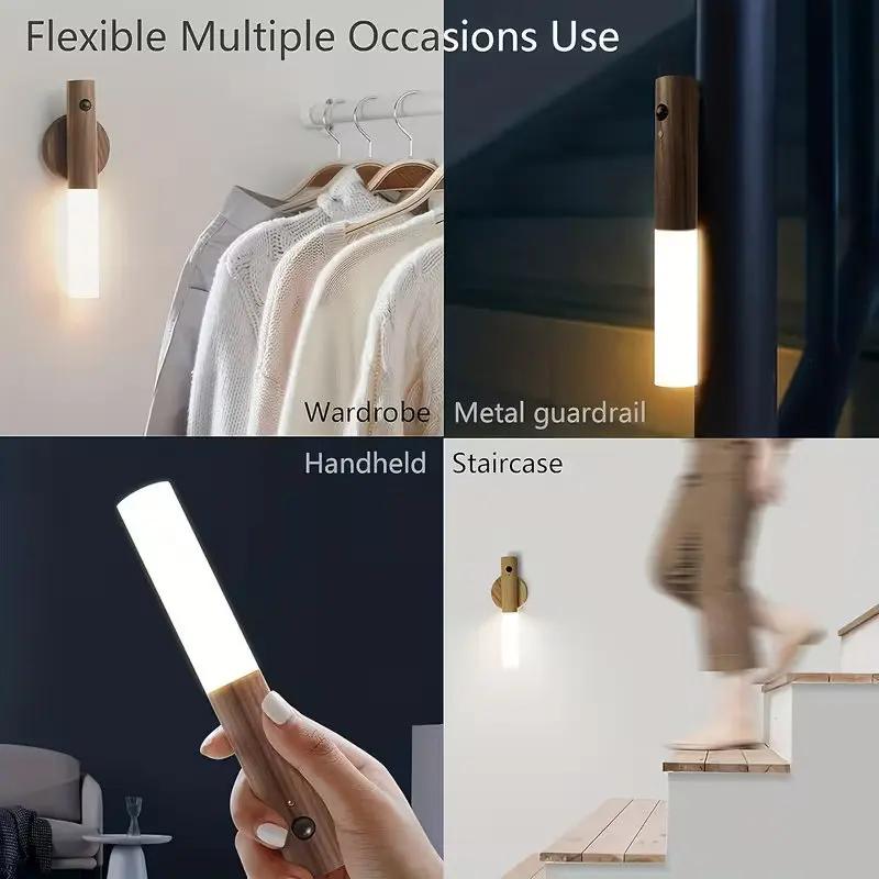Lampe murale en bois d'intérieur