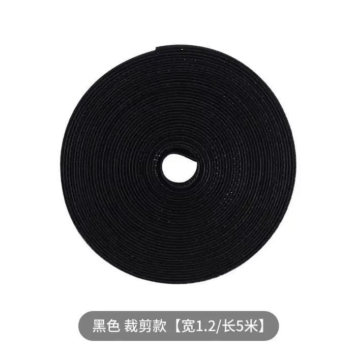 Attache-câble Velcro 5M pour salon et bureau, outil d'organisation de câbles de données, dispositif