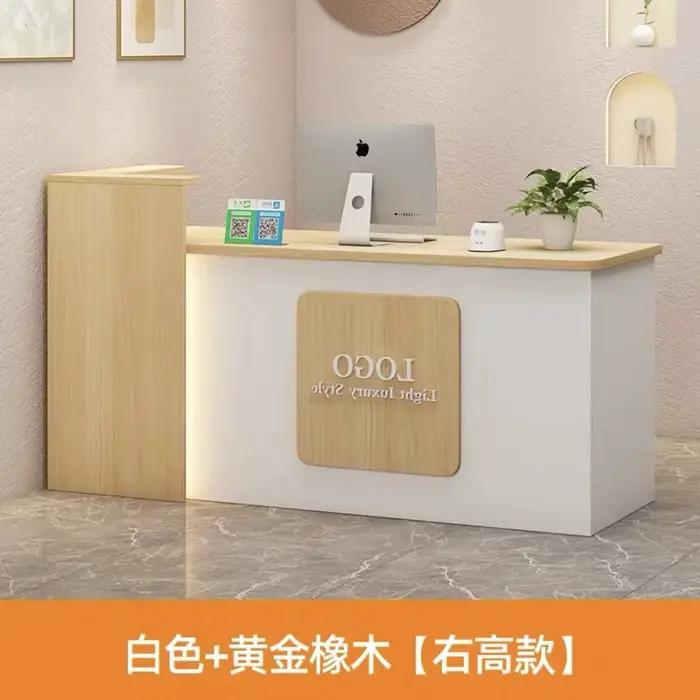 Bureau de réception personnalisé, bureaux de réception européens de luxe simples et exquis, mobilier