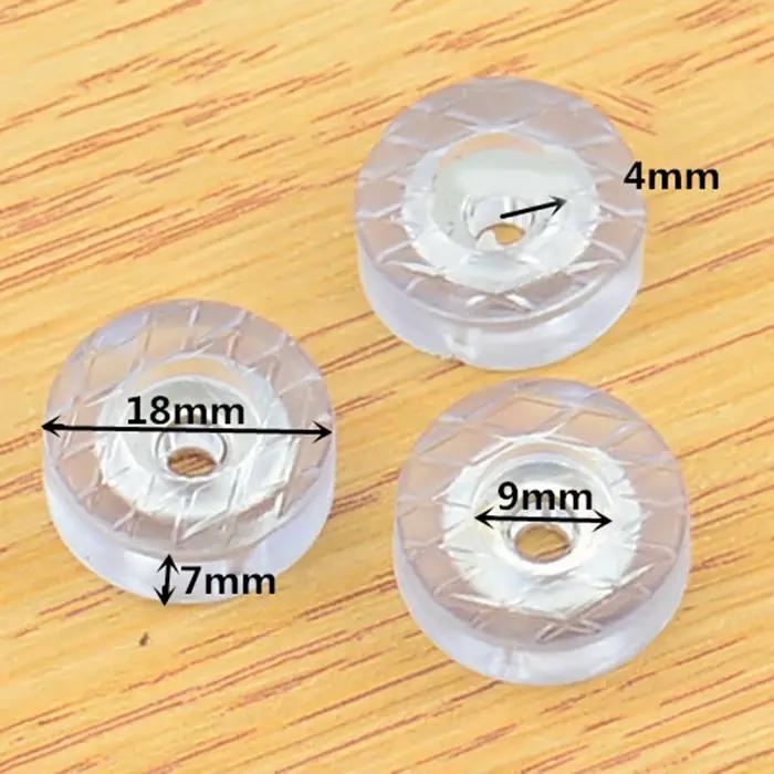 Coussinets de pieds de meubles ronds en Silicone, 10 pièces, couvre-pieds antidérapant, pour Table,