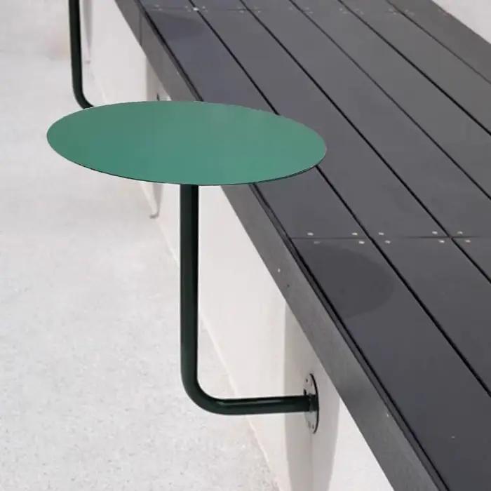 Petite Table ronde murale pour café, magasin de thé au lait, stand d'angle, comptoir de bistro peu e