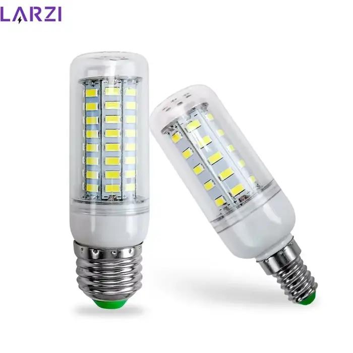 Lampe LED E27 E14 Lampada SMD 5730 220V ampoule de maïs 24 36 48 56 69 72 LED lustre bougie lumière