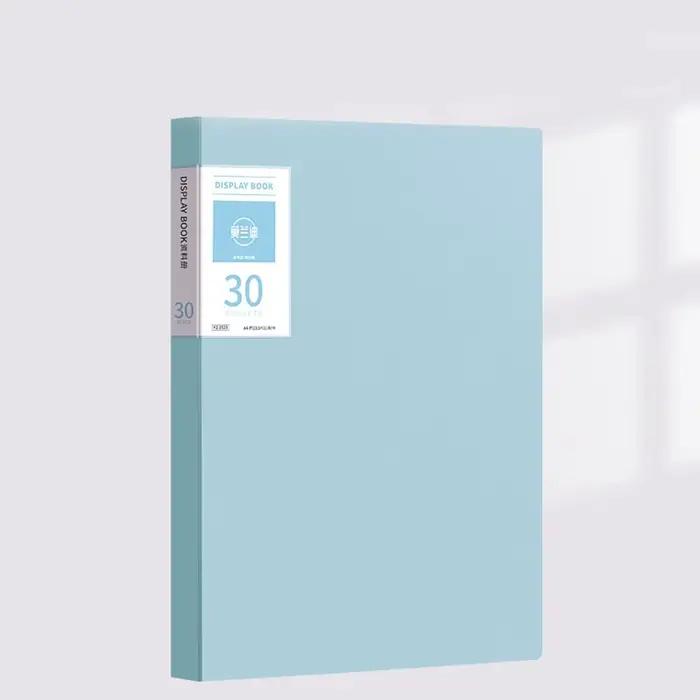 Rangement de bureau A4 organisateur de fichiers multifonctionnel couleur Morandi A4 dossier de papie