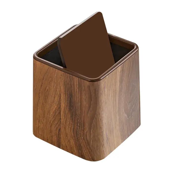Petite poubelle de bureau, petite corbeille à déchets, décoration de bureau, poubelle avec couvercle