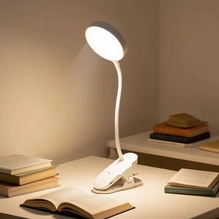 Lampe de bureau LED avec pince, lampe de bureau d'architecte pour le bureau à domicile avec éclairag