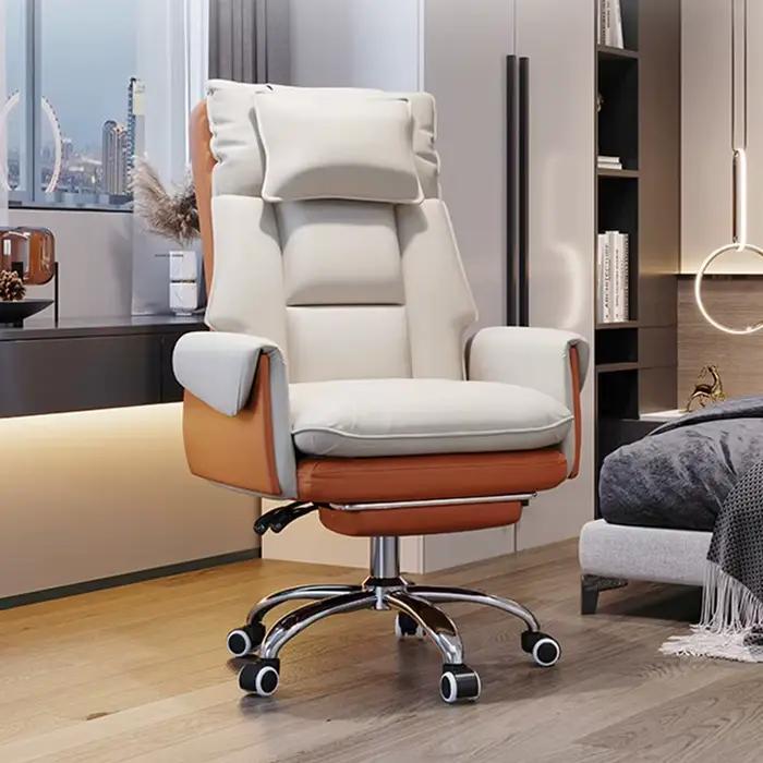Chaise de jeu ergonomique WCG avec repose-pieds, meubles de chambre à coucher, injecteur d'ordinateu