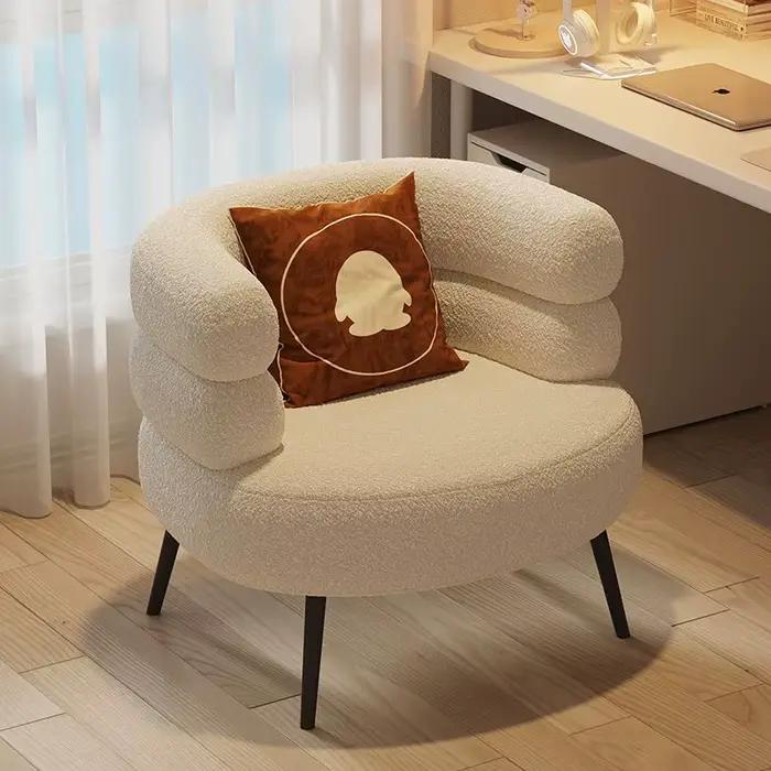 Chaises de bureau et de salon, coussinets appui-tête de balcon, chaises simples pour adultes, sectio