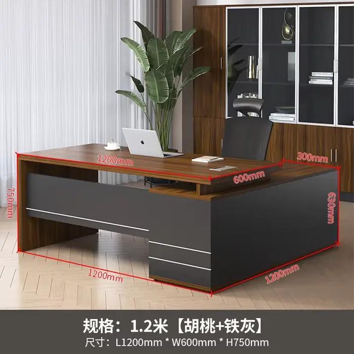 Bureau de travail gain de place, universel, grand, de luxe, design moderne et minimaliste, mobilier