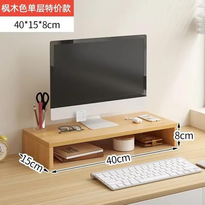 Support plus grand pour ordinateur de bureau, étagère de bureau, écran de moniteur, Base de stockage