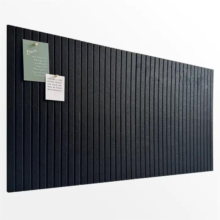 Grand panneau de liège pour bureau, 6 pièces, panneau en feutre noir alternatif, panneaux muraux à l