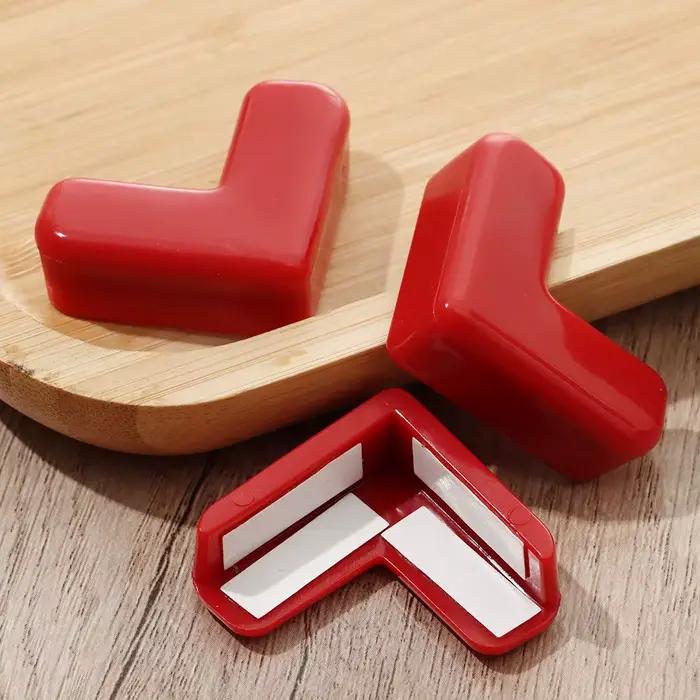 Bande anti-collision de bureau de sécurité souple, 4 pièces, Protection d'angle de Table, Protection