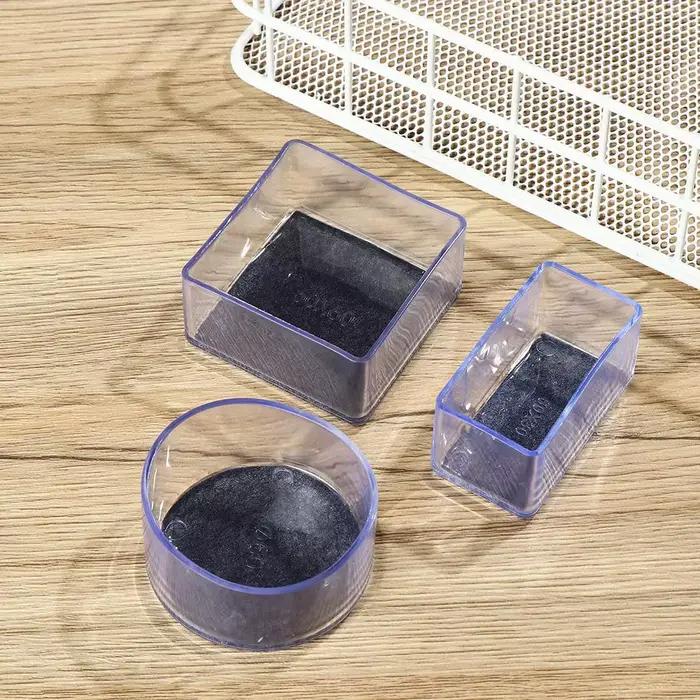 Coussinets transparents en silicone pour pieds de table et chaise, capuchons en PVC, couvre-pieds as