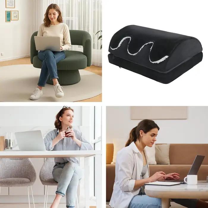 Repose-pieds pour bureau, hauteurs réglables, Supports de jambes, oreiller, tabouret de bureau avec