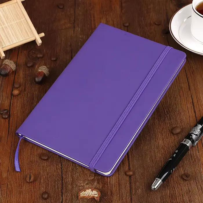 A5 A6 rouge bleu reliure élastique créatif affaires bureau cahier livre étudiant journal bloc-notes