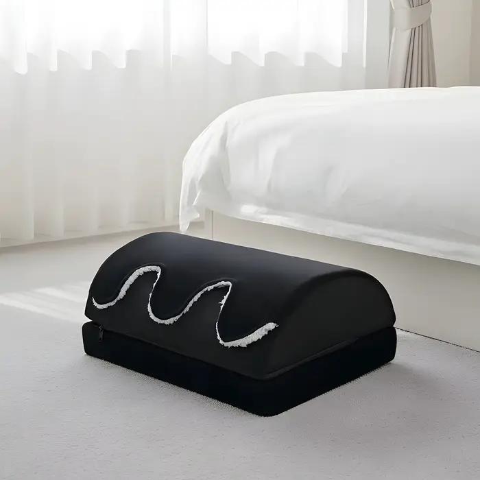 Repose-pieds pour bureau, hauteurs réglables, Supports de jambes, oreiller, tabouret de bureau avec
