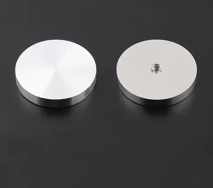 Adaptateur de Dessus de Table en Aluminium, Disque de Nuit Circulaire en Métal, Adapté aux Tables Ba
