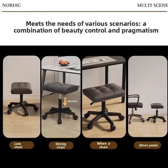 Repose-pieds réglable en hauteur pour chaise de bureau, repose-pieds surélevé sous le bureau avec mo