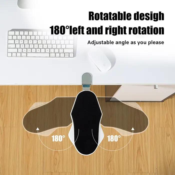 Support de bras d'ordinateur adapté au bureau, 1 pièce, ajusté pour rotation du poignet, plateau d'e
