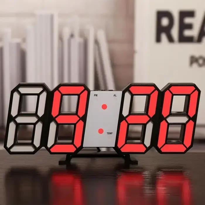Horloge murale numérique montres de bureau alarme électronique décoration de maison moderne pour déc
