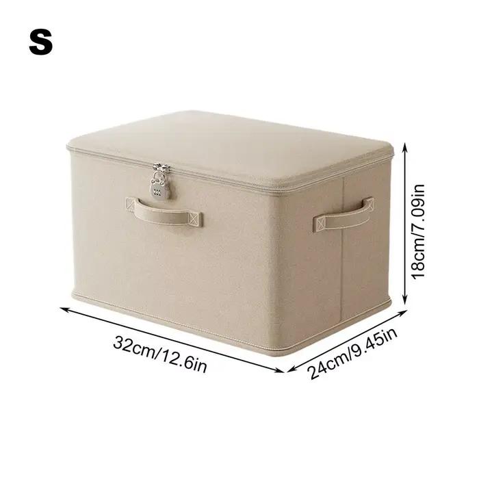 Boîte de rangement verrouillable, conteneur de rangement anti-odeur, empilable avec poignée, bac d'o